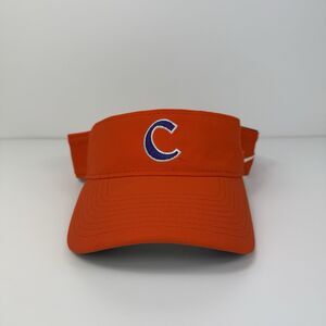 Nike Clemson Tigers Visor Dri-Fit Adjustable Orange Golf Tennis Sport Cap